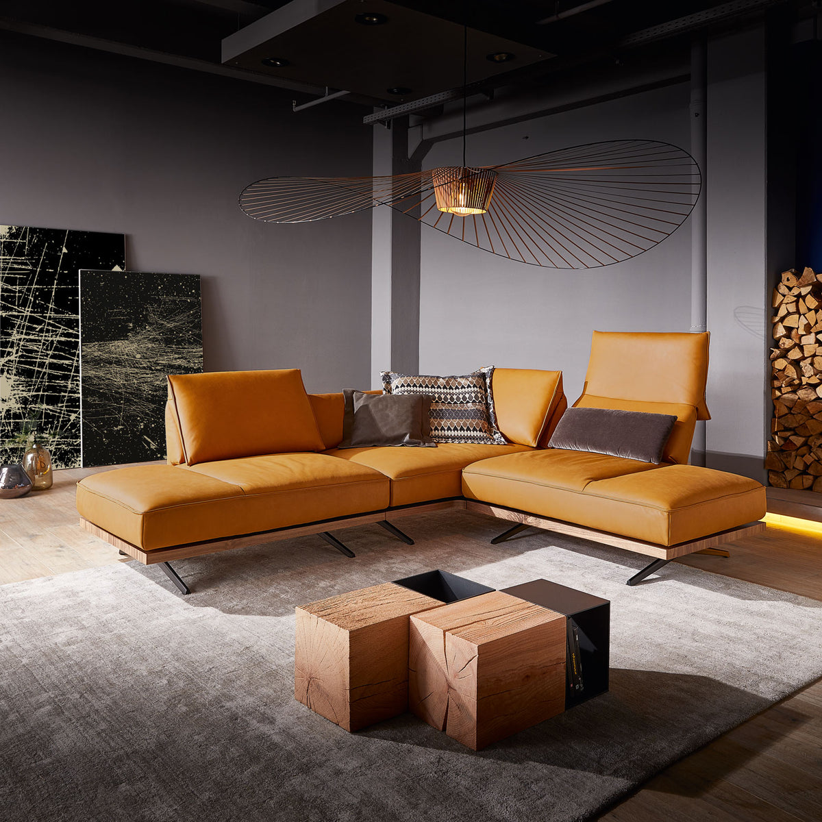 Koinor Phoenix Sofa, Ledergarnitur