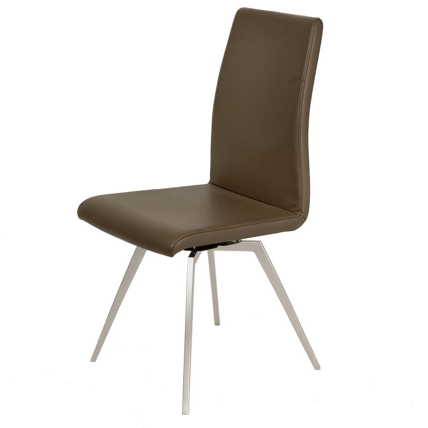 Trendstühle Stuhl Alida Kreuzfuss Leder