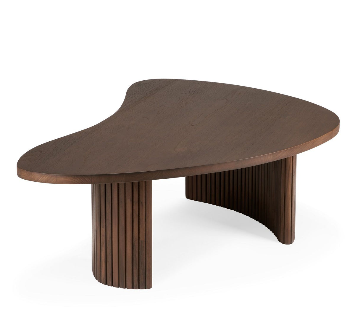 Ethnicraft Boomerang Couchtisch, Kieselform