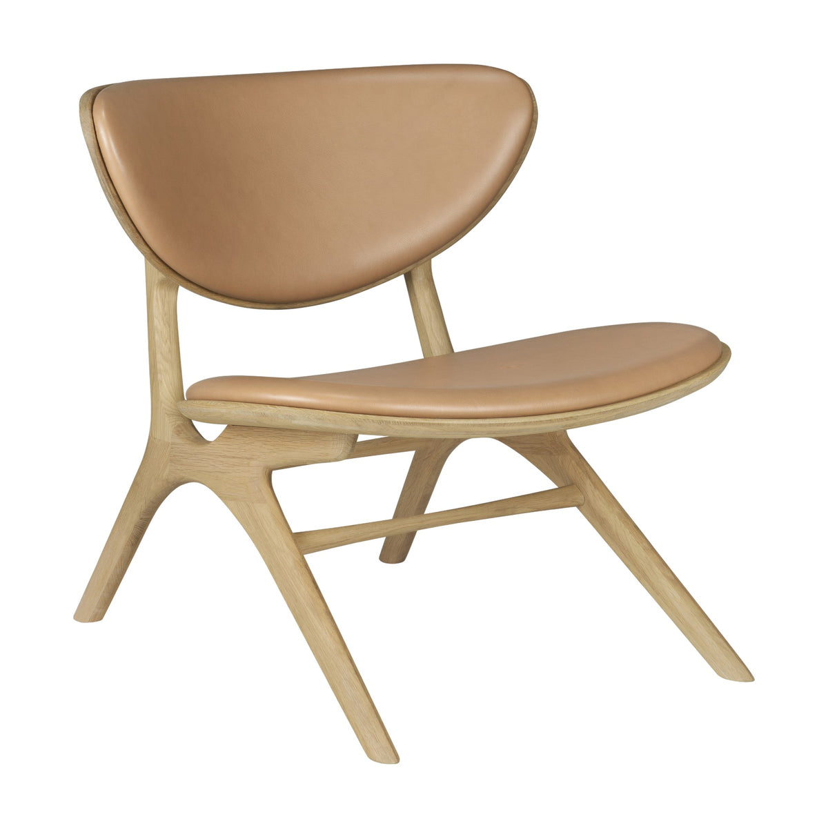 Ethnicraft Eye Lounge Sessel, Sienna Leder