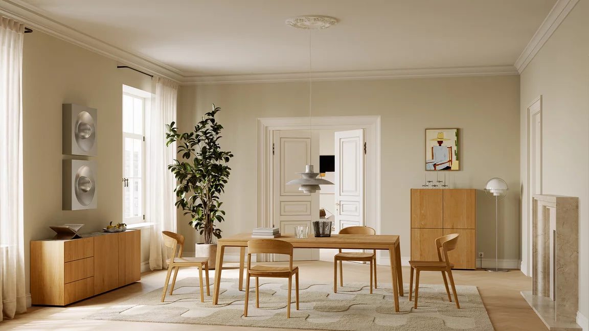 Team 7 core Sideboard und Highboard mit mylon Tisch