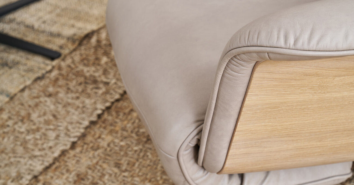 Himolla 7363 S-Lounger, Sichtholzschale