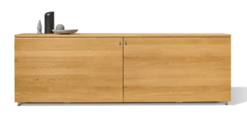 Team 7 cubus Sideboard in Eiche mit Schiebetür
