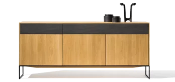Team 7 filigno Sideboard in Eiche mit Keramik-Front