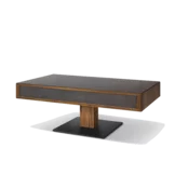Team 7 lift Couchtisch in Nussbaum mit Keramik-Deckplatte