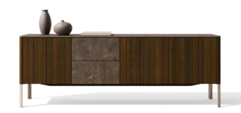 Team 7 nya Sideboard in Eiche geräuchert mit MDi-Front