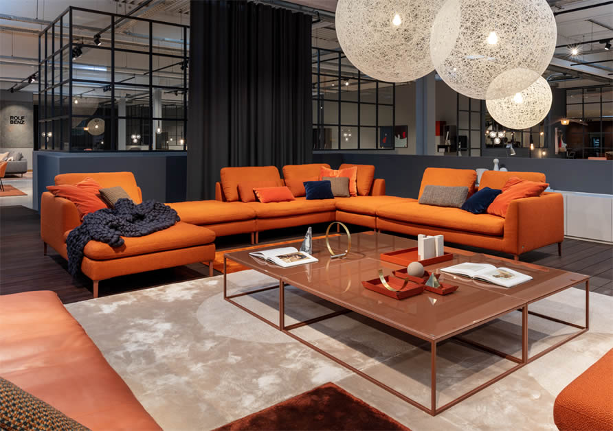 Rolf Benz Mioko Sofa im Wohnambiente