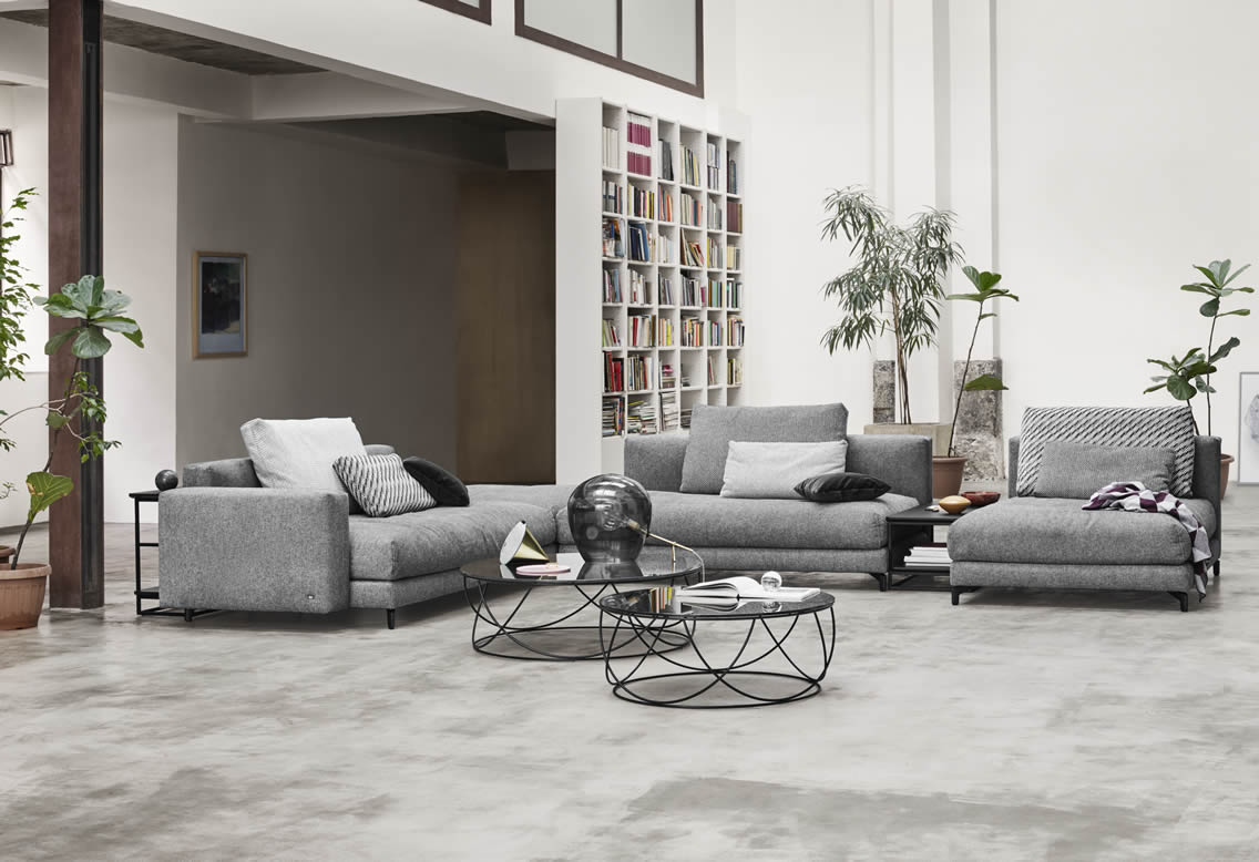 Rolf Benz Nuvola Sofa im Wohnambiente