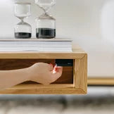 Team 7 lift Couchtisch, Detailansicht Bedienelement